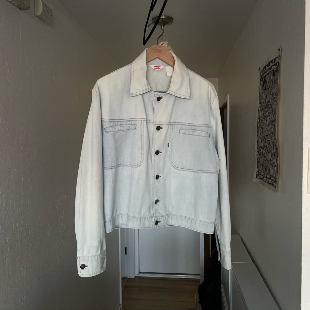 Vintage Levi’s Soft Twill Jacket Pale Blue